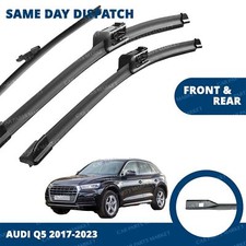 Front/Rear Windscreen 24" 20" 15" Wiper Blades for Audi Q5 2017-2024