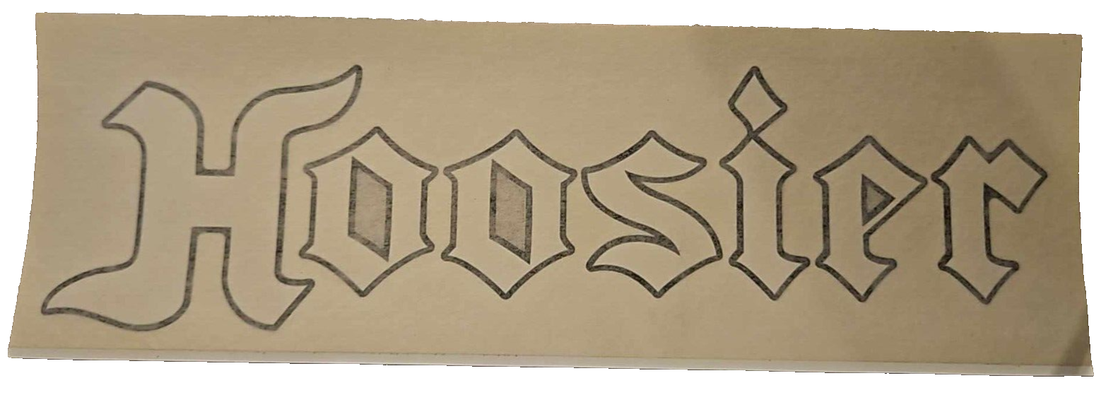 HOOSIER Sticker Decal OLD STOCK ORIGINAL RACING | eBay