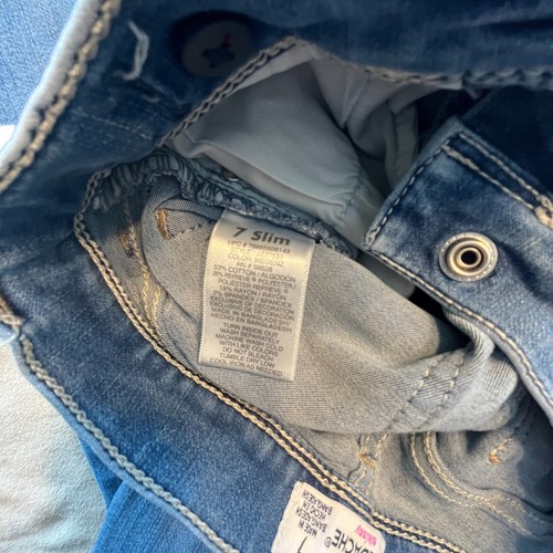 Jordache Jeans girls size 7 Blue Stretch Skinny (W20 L22) - Picture 8 of 8