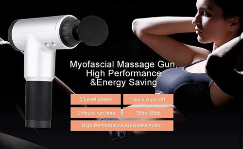 Worldtech 6-Speed Electric Massage Gun – Rechargeable Cordless Muscle Rel - Picture 4 of 8