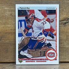 1990-91 Upper Deck Hockey Card #153 Patrick Roy Montreal Canadiens