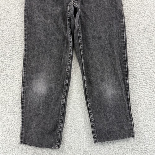 Jeans Levi's Vintage Adulto 28x24 Nero Tab Student Denim Anni 90 Dritto Grunge USA - Foto 2 di 13