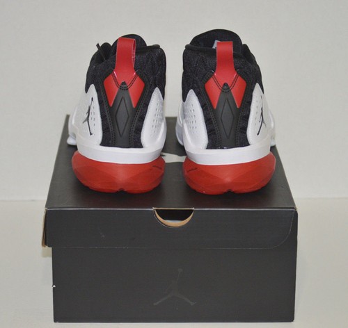 Nike Jordan Flight Time 14.5 White/Black/Gym Red Size 11 654272 123 With Box - Picture 3 of 11
