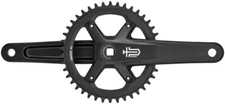 microSHIFT Sword Black 1x Crankset - 172.5mm, 9/10-Speed, 42t, 110 Asym BCD, JIS