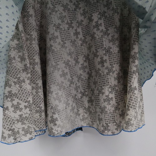 Evez Silk Skirt Women S Blue Layered Boho Hippie Cottagecore Grannycore Romantic - Picture 7 of 18