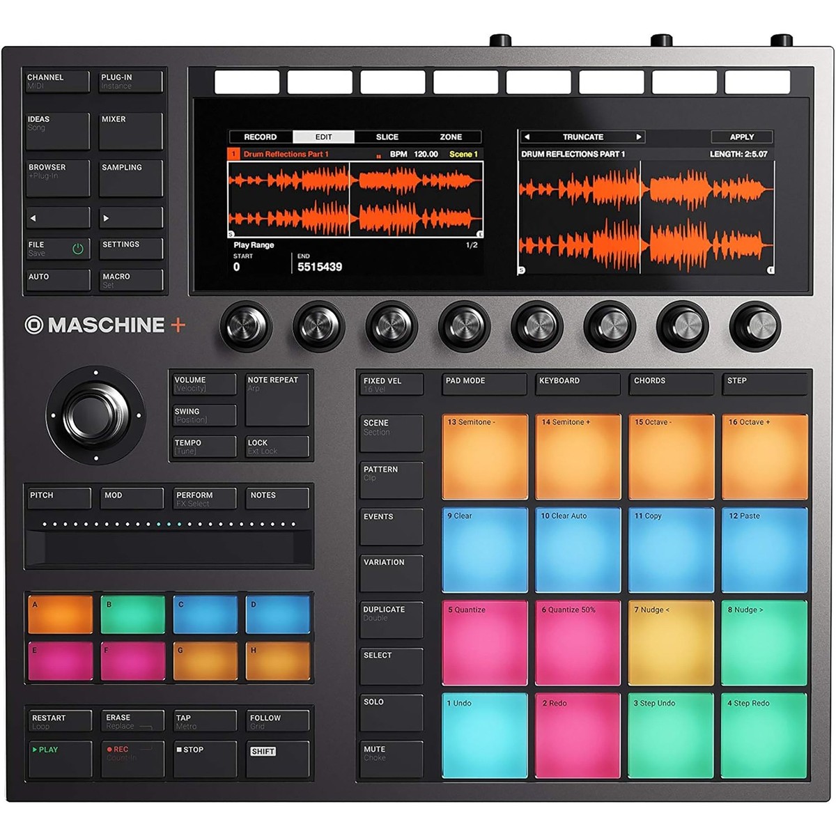 Maschine+: Standalone drum machine & sampler for beatmakers