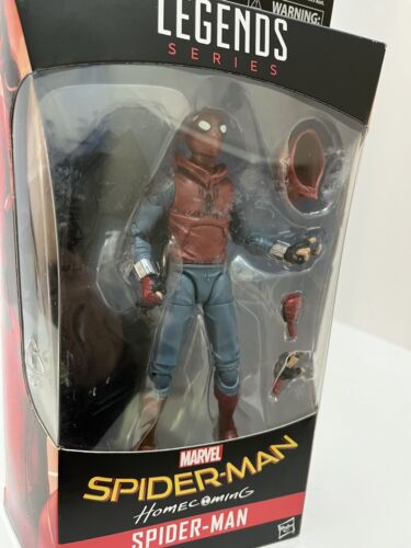 Figura de acción Spider Man Homecoming traje casero buitre BAF Marvel Legends nueva - Imagen 2 de 10