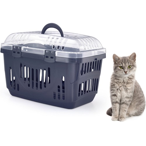 Cat Top Open Carrier Dog Puppy Basket Cage Portable Travel Kennel Training Box - Picture 18 of 18