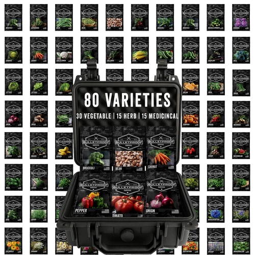 Vegetable Seeds Survival Seed Vault 100% Non-GMO Heirloom
