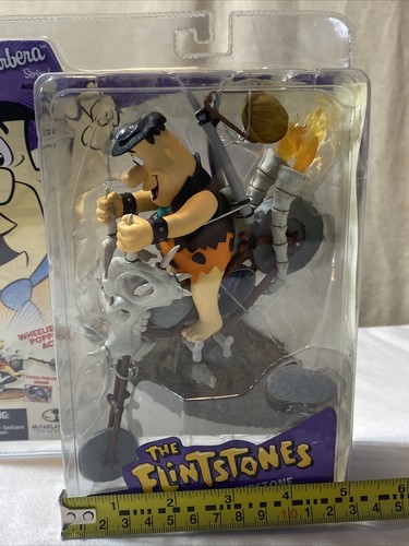 The Flintstones Fred Flintstone on Chopper Action Figure Hanna-Barbera 2006 - Picture 2 of 17