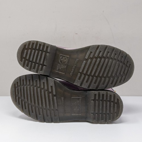 Dr. Martens 1460 8-Eye Metallic Pink Vegan Boots, Women's 8 US (6 UK) - Picture 4 of 6