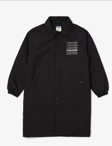 Lacoste Unisex Live Water-Resistant Parka Jacket Size:M - Picture 1 of 8