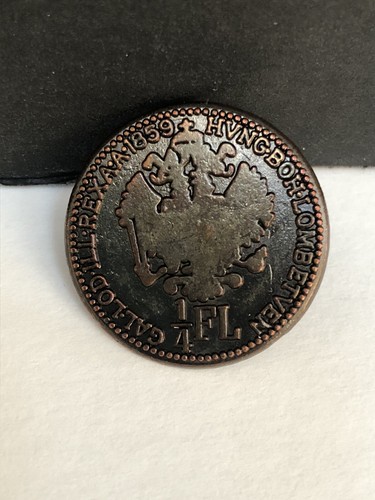 Vintage 1/4 FL Buttons "GALLODILLREX AA 1859 HVNG BOH LOMBETVEN" ,10 Buttons - Picture 2 of 6