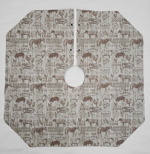 Farmers Market Christmas Tree Skirt (3 Shapes Available) - Bild 2 von 4