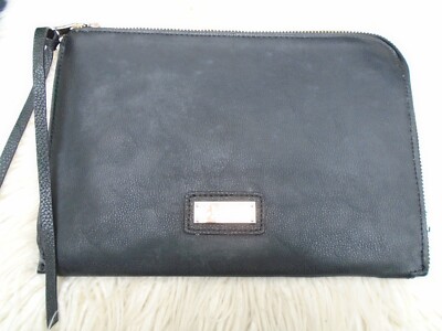 Lipsy London Black to Gold Reversible Clutch Bag UK