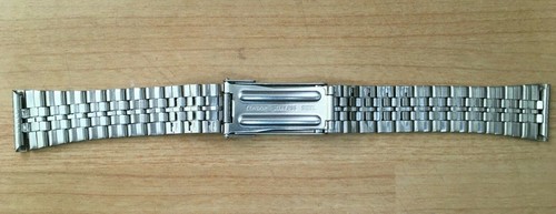 Cinturino Orologio Fibbia Cattura di Sicurezza Acciaio Inox 20mm CCP04 Bracciale Orologio Da Polso - Foto 5 di 6