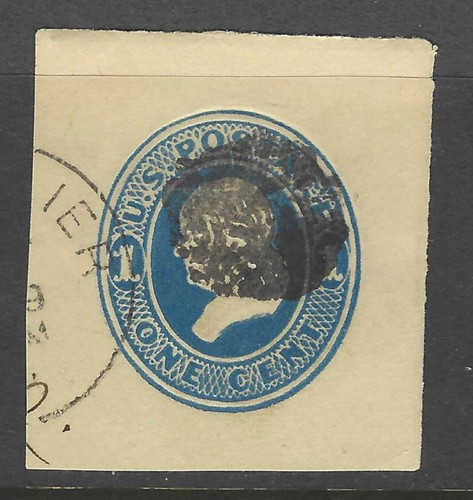 Bigjake:#U-113, 1 cent envelope cut square - Picture 1 of 2