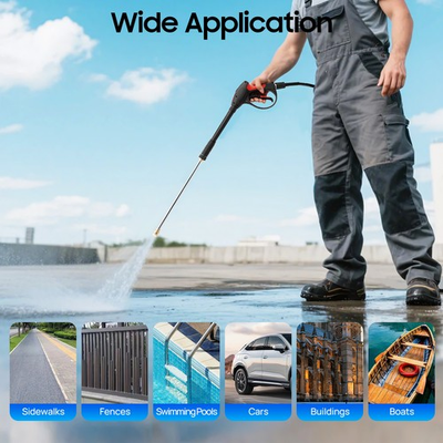 #ad High Pressure 3000PSI Car Power Washer Gun Spray Wand Lance Nozzle and Hose Kit $38.88