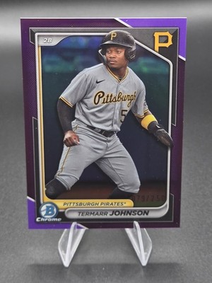 2024 Bowman - Chrome Prospects Termarr Johnson #BCP-24 Purple Refractor /250...
