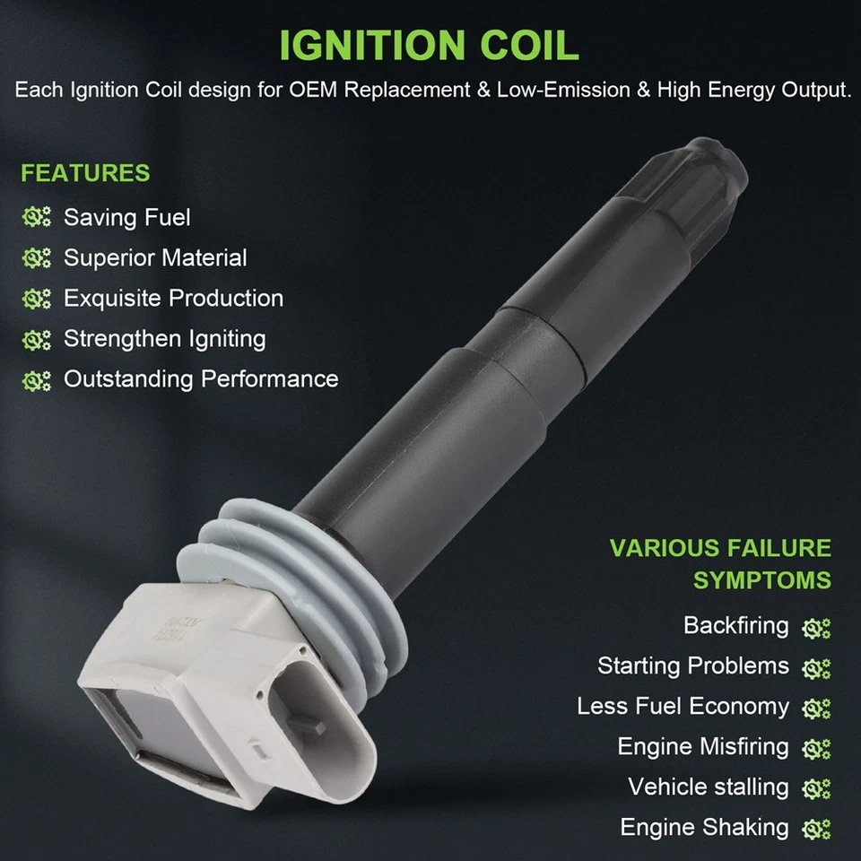 6 For 2012 2013 2014 2015 16 Porsche Boxster 3.4L H6 Ignition Coil & Spark Plug - Image 4 of 4