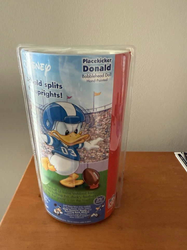 Disney Donald Duck Placekicker Bobblehead Green Bay Packer 2004, 6 pulgadas de alto Foto 2 de 2
