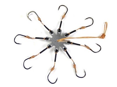 10pcs Explosion Fishing Hook Barbed Multi-Hook Plate Tackle Capture off