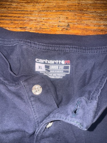 Camiseta Carhartt Force FR 2112 Cat 2 Manga Larga Resistente al Fuego Talla M Azul Marino - Imagen 4 de 9