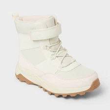 Kids' Noah Hiker Winter Boots - Cat & Jack Cream 2