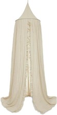 Jollein Baby Klamboe Vintage Ruffle 245 cm - Nougat