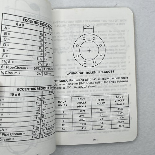 PIPE FABRICATORS BLUE BOOK W.V GRAVES Former Lee College Professor Revised 1973 - Picture 6 of 12