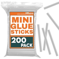Mini Hot Glue Sticks - 4" x 0.27" Small Sticks for Mini Glue Gun, Quick Dry, 200