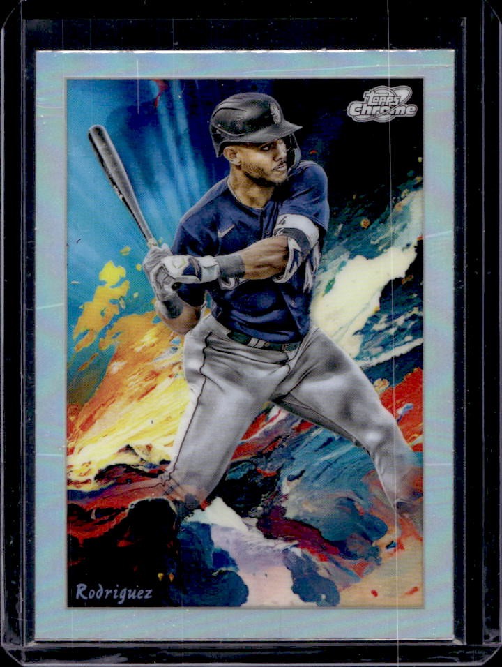 2024 Topps Cosmic Chrome Julio Rodriguez Stars in the Night #STN-16 Mariners