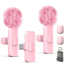 Wireless Lavalier Lapel Microphone for iPhone, iPad, mini Video Recording...