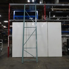 42" x 16' x 3"x3" Teardrop Pallet Racking Upright Leg 22,900 lbs Capacity NEW   
