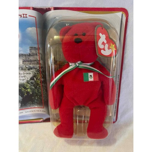 TY Teenie Beanie Babies 1999 “OSITOS The Bear” International Bears II McDonalds - Imagen 2 de 3