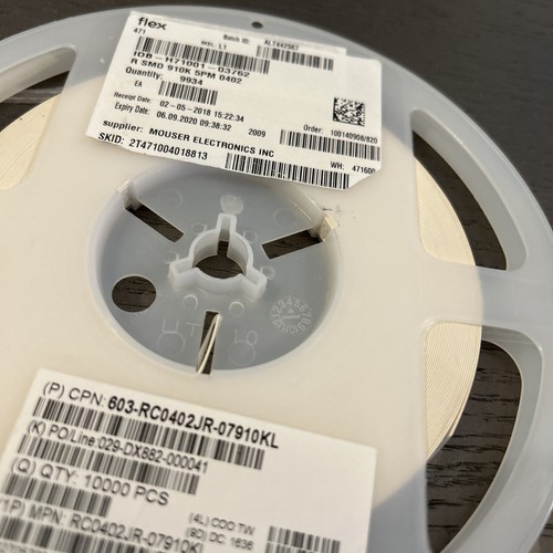 Restposten Flex IDB R SMD 1,8m R SMD 0 OHM R SMD 910k Band LED 8 Rollen Band - Bild 10 von 16