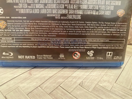 Freedom Fighters: the Ray (DC) (Blu-ray, DVD 2018) - Foto 3 di 6