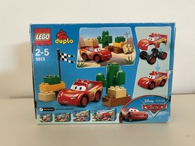 Lego 2010 DUPLO 5813 Pixar Cars Lightning McQueen 100% Complete