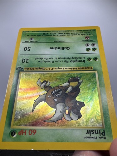 1999 Jungle Set Pinsir Holo 9/64 Rare WOTC Pokémon Card TCG -Original - Picture 12 of 24