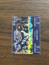 2005 Playoff Prestige /100 Logan Kensing Marlins #179 IP Signed Autographed 