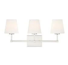 Bellevue SH80053 3 Light 24"W Bathroom Vanity Light - Nickel