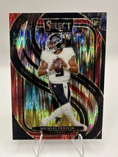2024 Panini Select - Premier Level Michael Penix Jr. #110 Black & Red Shock...