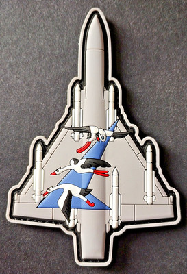 Patch Gummi1 - Jagdgruppe 1/2 ''Störche'' - Silhouette GC 1/2 - Mirage 2000
