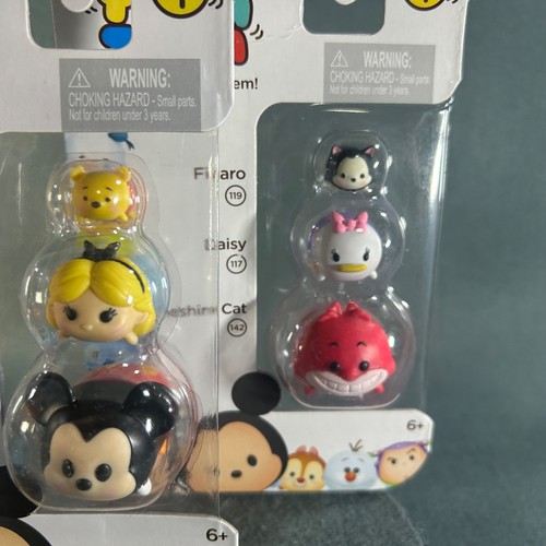 Disney Tsum Tsum Series 1 Jakks Pacific Vinyl Figure Lot Cheshire Tigger Stitch - Picture 4 of 11