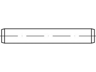 500 x Zylinderstifte, Toleranzfeld m6 ISO 2338 A 4 3 m6 x 20 A 4 VES, CAB FASTEN