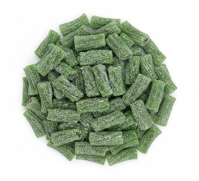 Pectin Filled Sour Licorice Twist Bites Soft & Chewy Gummy Candy with Tangy F...