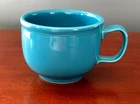 HOMER LAUGHLIN FIESTA WARE PEACOCK BLUE JUMBO CUP MUG RETIRED HTF PLS READ