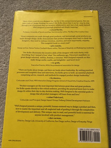 Well Designed; Hardcover Jon Kolko 2014 - Picture 2 of 6