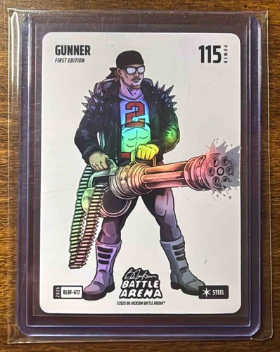 2026 Bo Jackson Battle Arena Gunner #BLBF-617 Blizzard Battlefoil