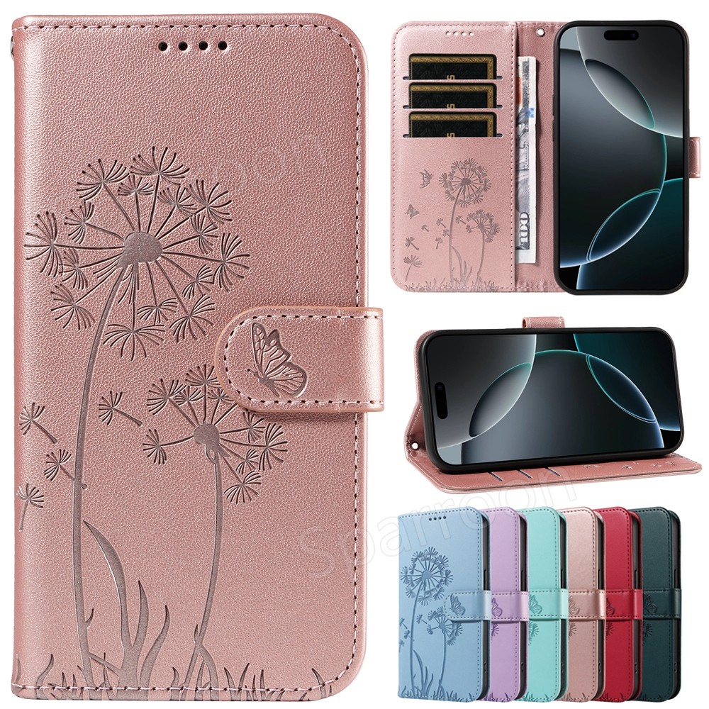 Handy Hülle für iPhone 17 16e 16 15 14 13 12 Pro Max Plus Klapphülle Case Cover